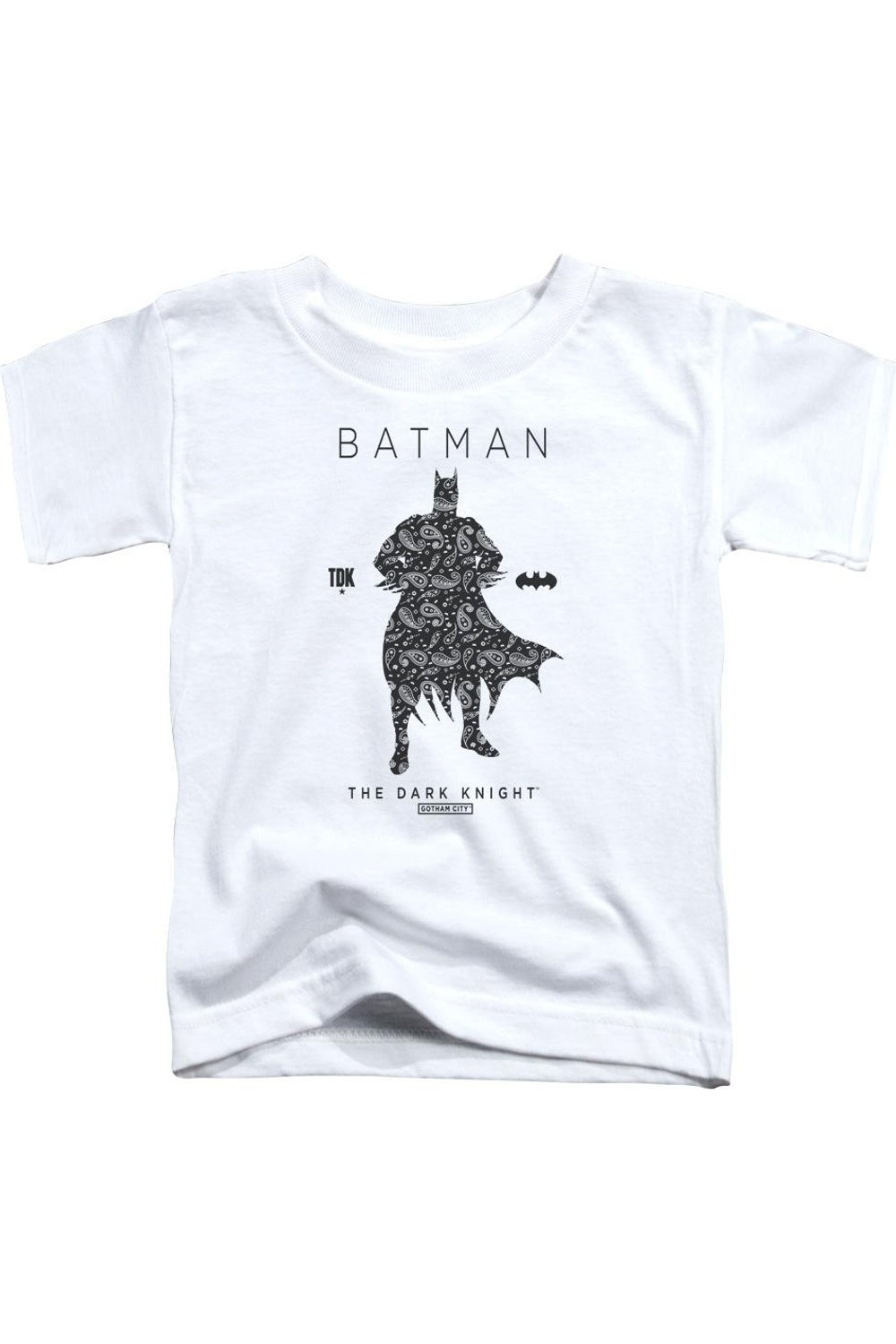 Футболка с силуэтом Batman в стиле пейсли для детей Gildan, белый
Футболка с силуэтом Batman в стиле пейсли для детей Gildan, белый