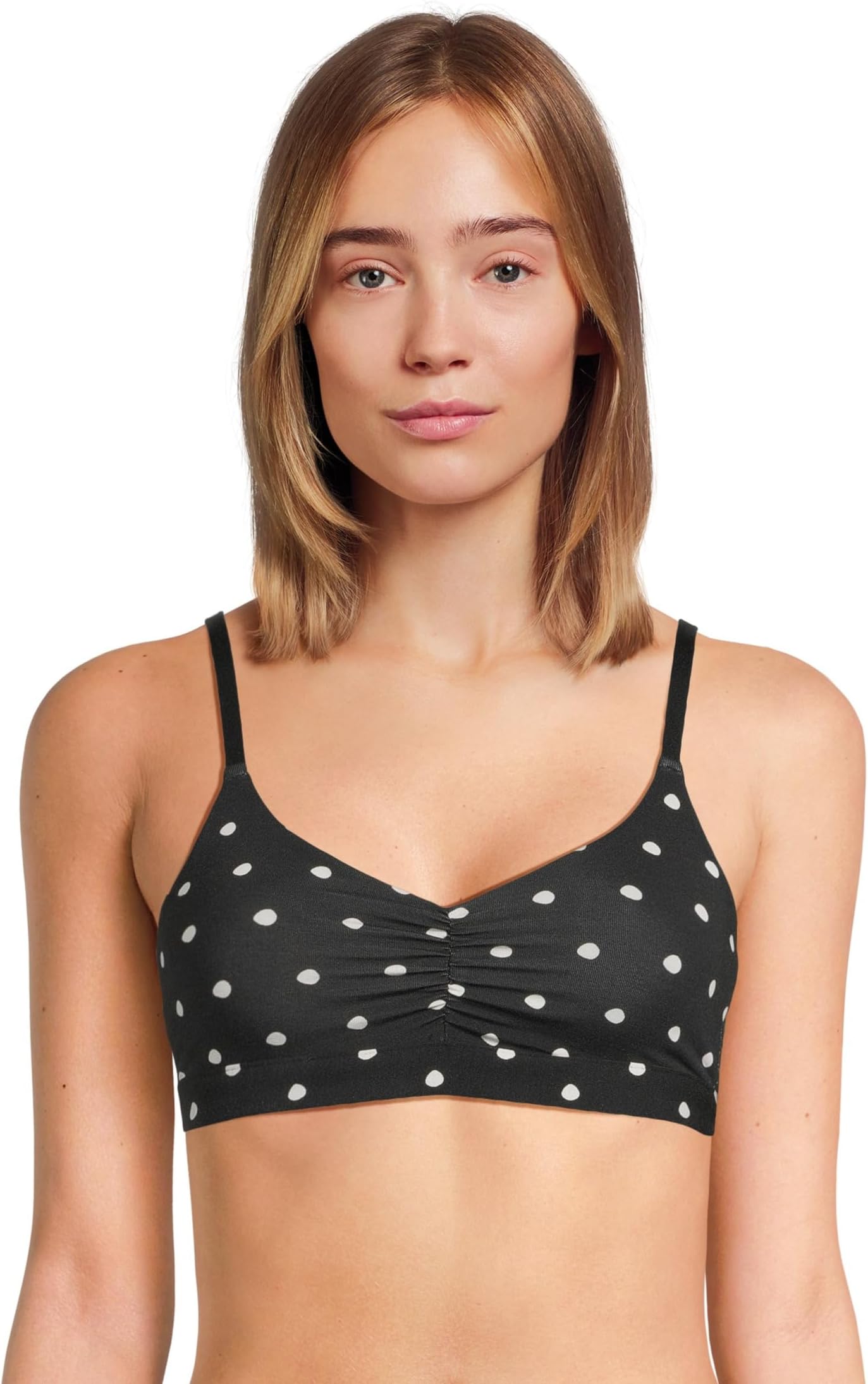 Бюстгальтер MeUndies Feel Free Ruched Bralette, цвет Polka Dots
Бюстгальтер MeUndies Feel Free Ruched Bralette, цвет Polka Dots