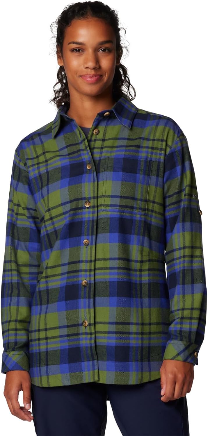 Columbia Womens Holly Hideaway Фланелевая рубашкаButton Down, Collegiate Navy Multiplaid
Columbia Womens Holly Hideaway Фланелевая рубашкаButton Down, Collegiate Navy Multiplaid