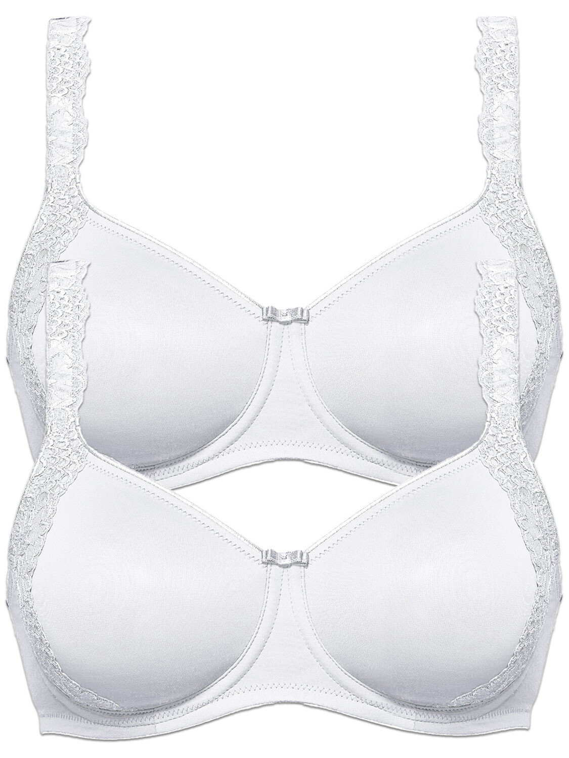 Бюстгальтер с косточками SUSA 2er Pack Minimizer BH mit Bügel London, цвет Weiss Weiss 
Бюстгальтер с косточками SUSA 2er Pack Minimizer BH mit Bügel London, цвет Weiss Weiss