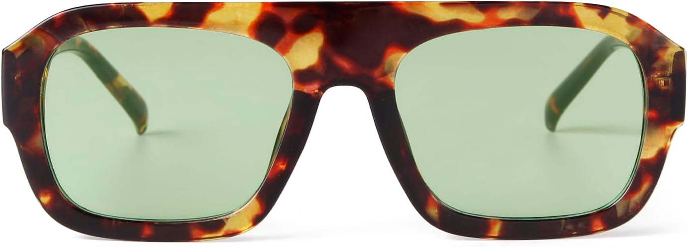Солнцезащитные очки-авиаторы JUDOO в стиле ретро 70-х, квадратной формы, для женщин и мужчин, черепахово-зеленые, с массивной переносицей, в винтажной оправе, Tortoise Frame/Green Lens
Солнцезащитные очки-авиаторы JUDOO в стиле ретро 70-х, квадратной формы, для женщин и мужчин, черепахово-зеленые, с массивной переносицей, в винтажной оправе, Tortoise Frame/Green Lens