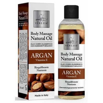 Lady Venezia Аргановое массажное масло 250 мл
Lady Venezia Аргановое массажное масло 250 мл