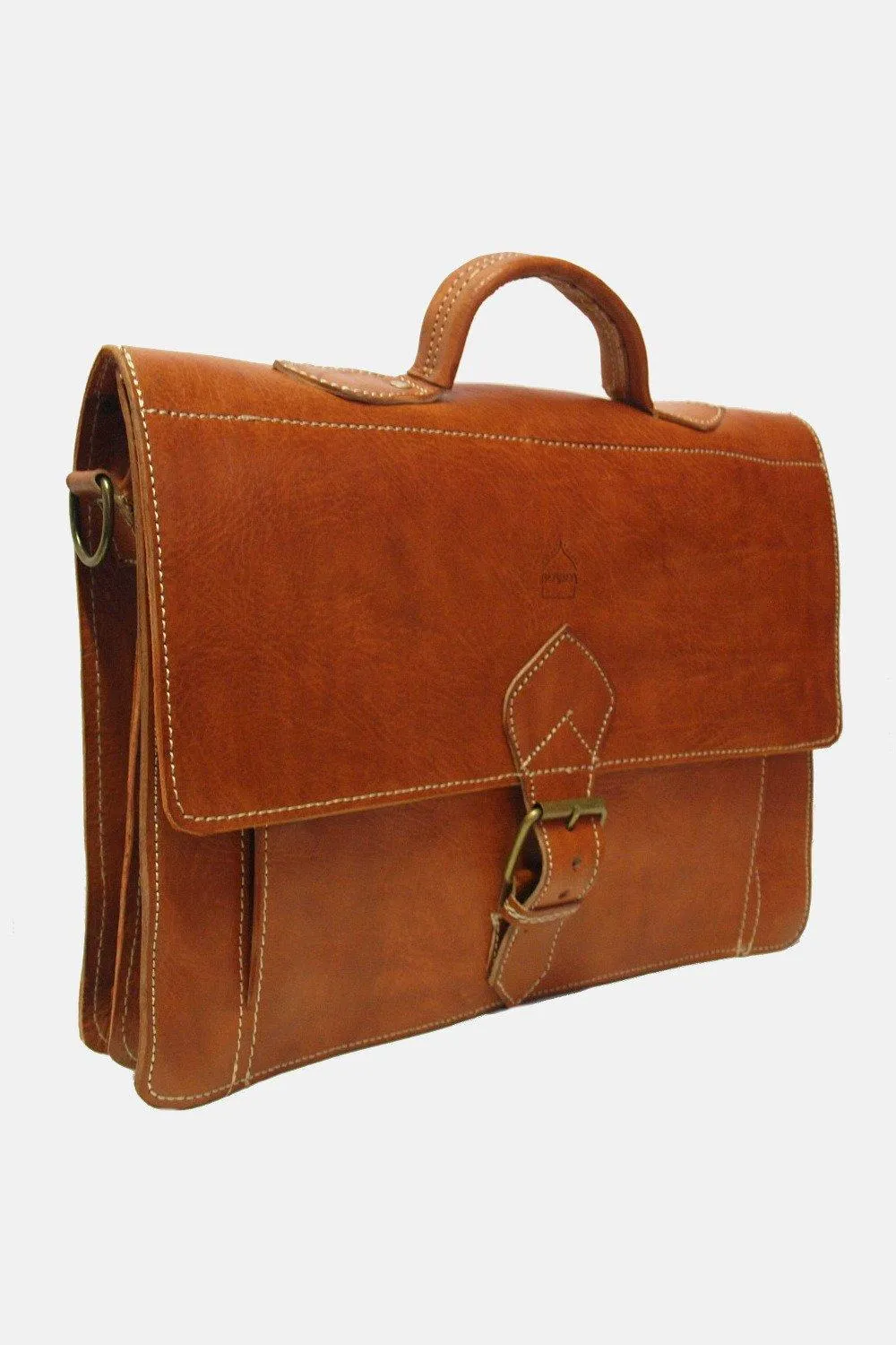 Кожаная сумка-портфель "Касабланка" Berber Leather, коричневый
Кожаная сумка-портфель "Касабланка" Berber Leather, коричневый