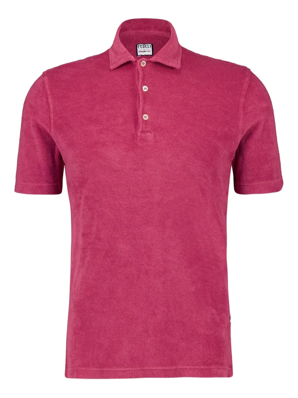 Рубашка-поло из махрового хлопка Fedeli, розовый 
Рубашка-поло из махрового хлопка Fedeli, розовый