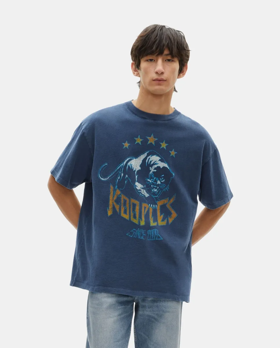 Футболка мужская с принтом пантеры The Kooples, синий
Футболка мужская с принтом пантеры The Kooples, синий