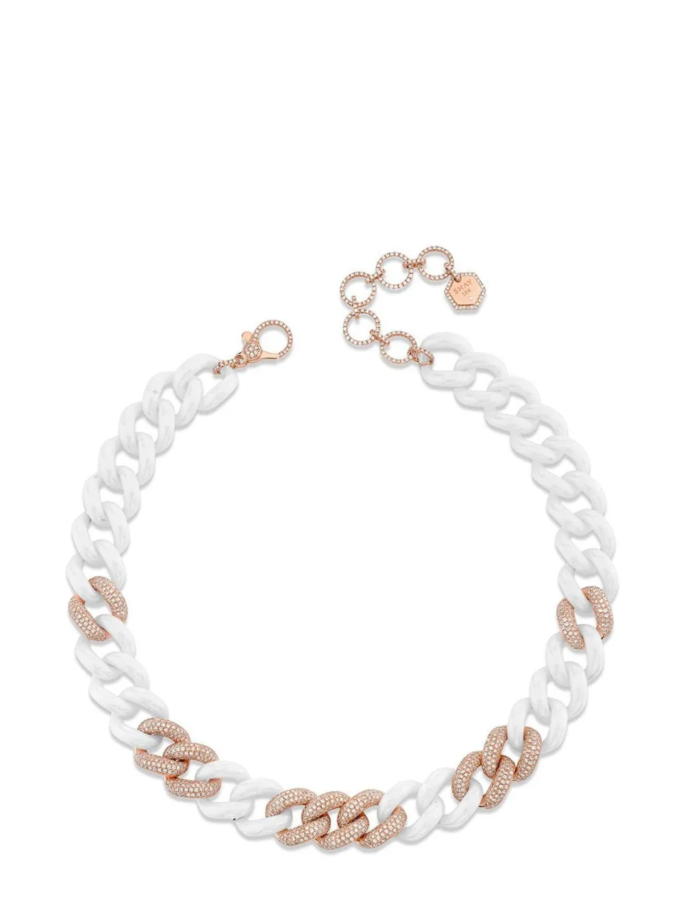 Колье Ceramic Jumbo из розового золота с бриллиантами SHAY, розовый
Колье Ceramic Jumbo из розового золота с бриллиантами SHAY, розовый