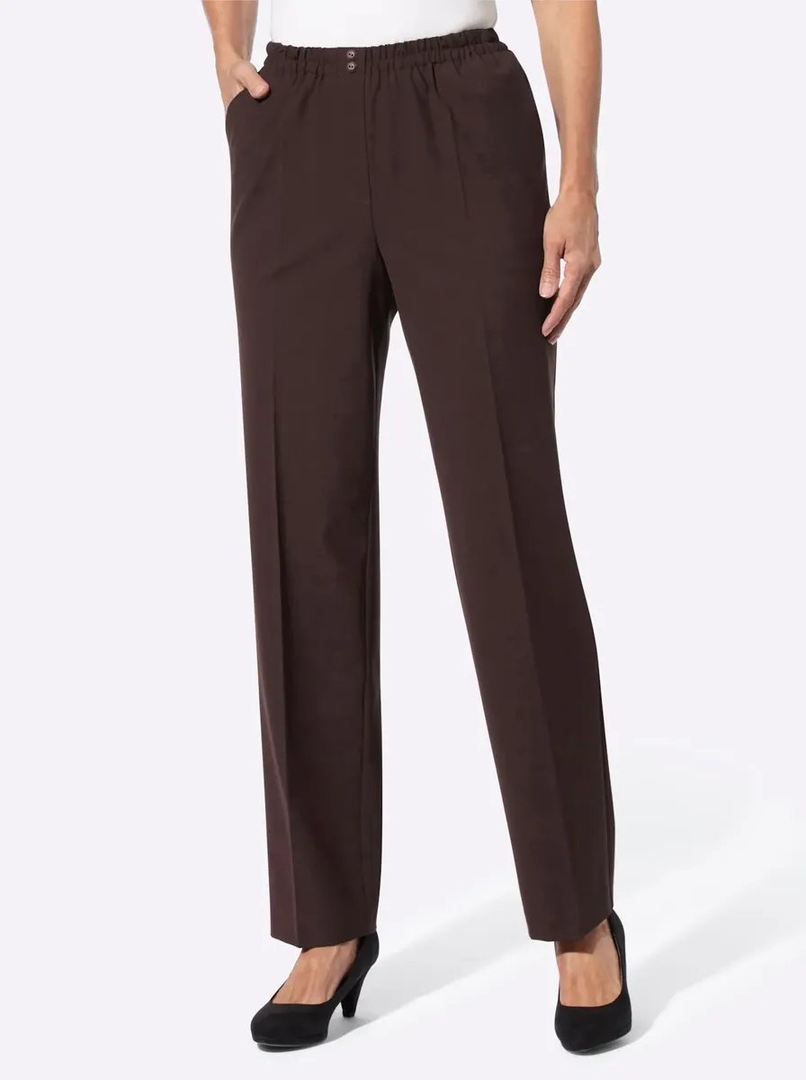 Классические брюки без застежки Classic, бордовый
Классические брюки без застежки Classic, бордовый