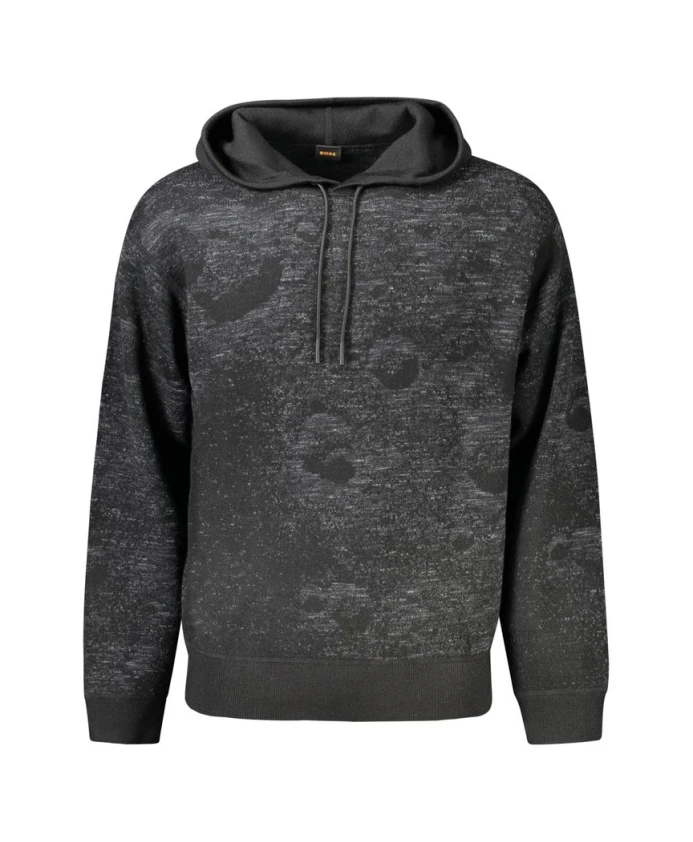 Свитер из смесовой шерсти с контрастными деталями. Hugo, черный
Свитер из смесовой шерсти с контрастными деталями. Hugo, черный