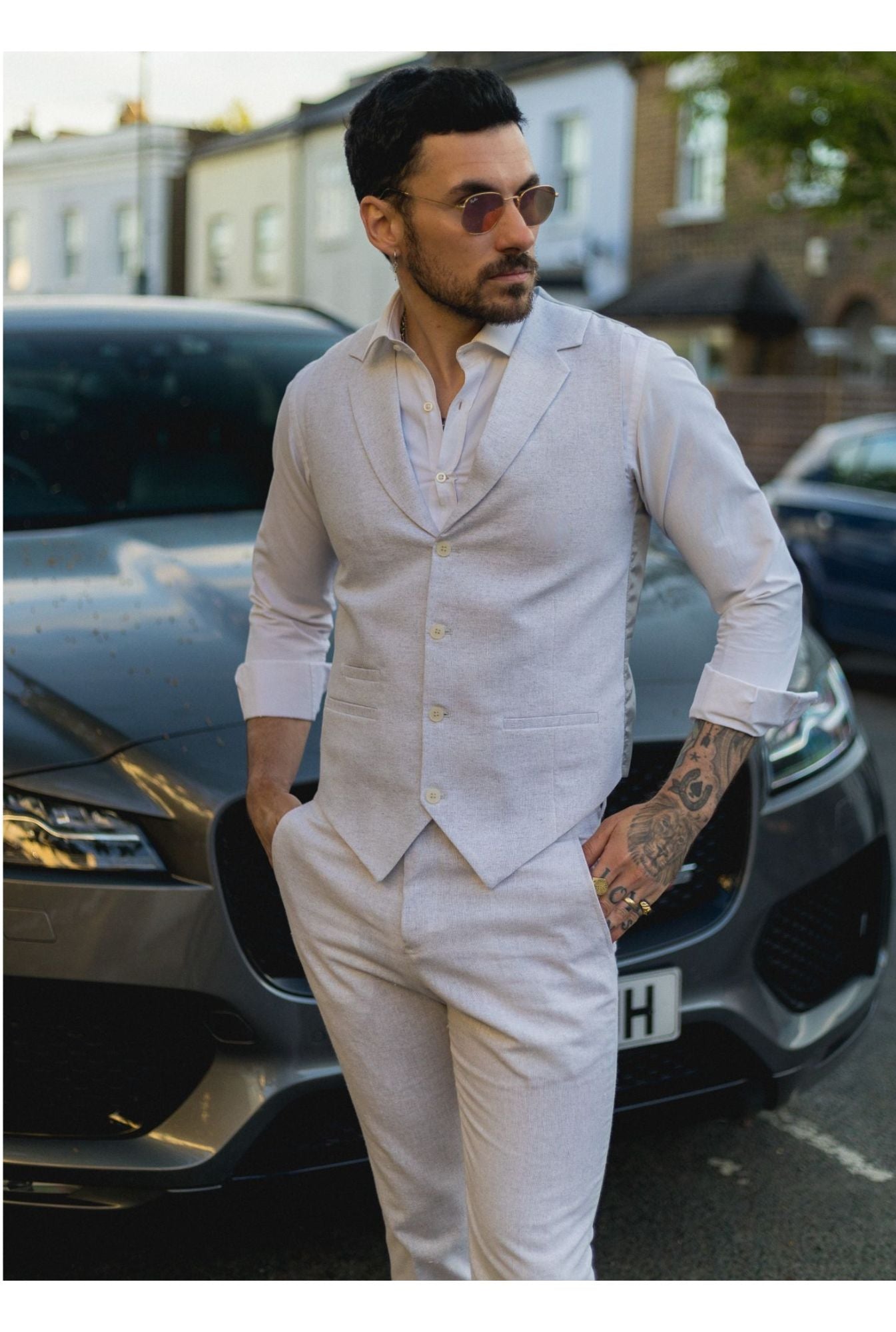 Летний костюм жилет брюки свадьба TruClothing, серый
Летний костюм жилет брюки свадьба TruClothing, серый