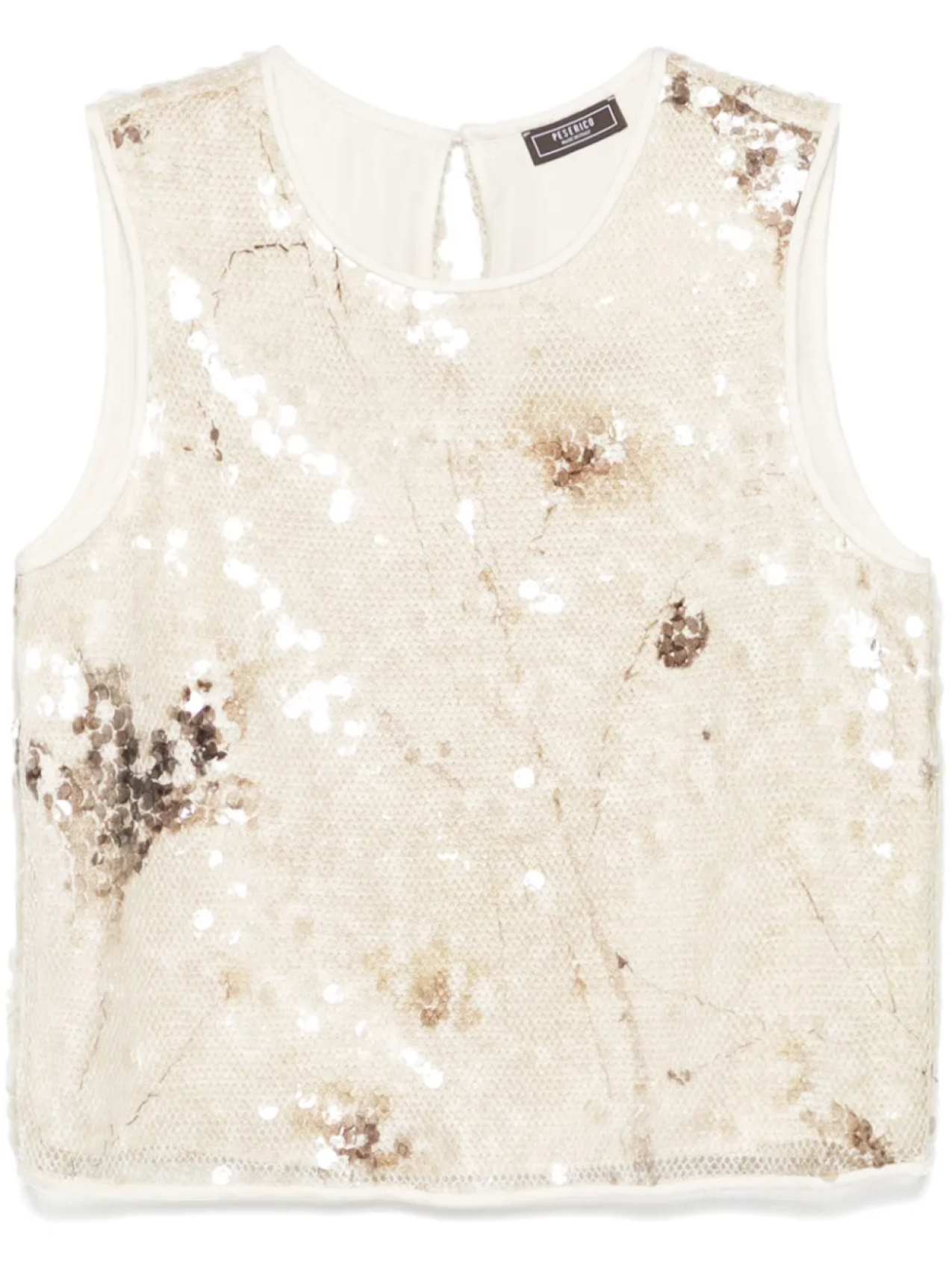 Топ из люрекса с пайетками Peserico, нейтральный
Топ из люрекса с пайетками Peserico, нейтральный