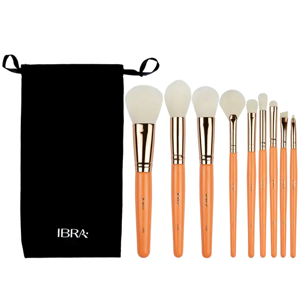 Набор кистей для макияжа, 9 шт./1 упаковка. Ibra Makeup Fresh
Набор кистей для макияжа, 9 шт./1 упаковка. Ibra Makeup Fresh