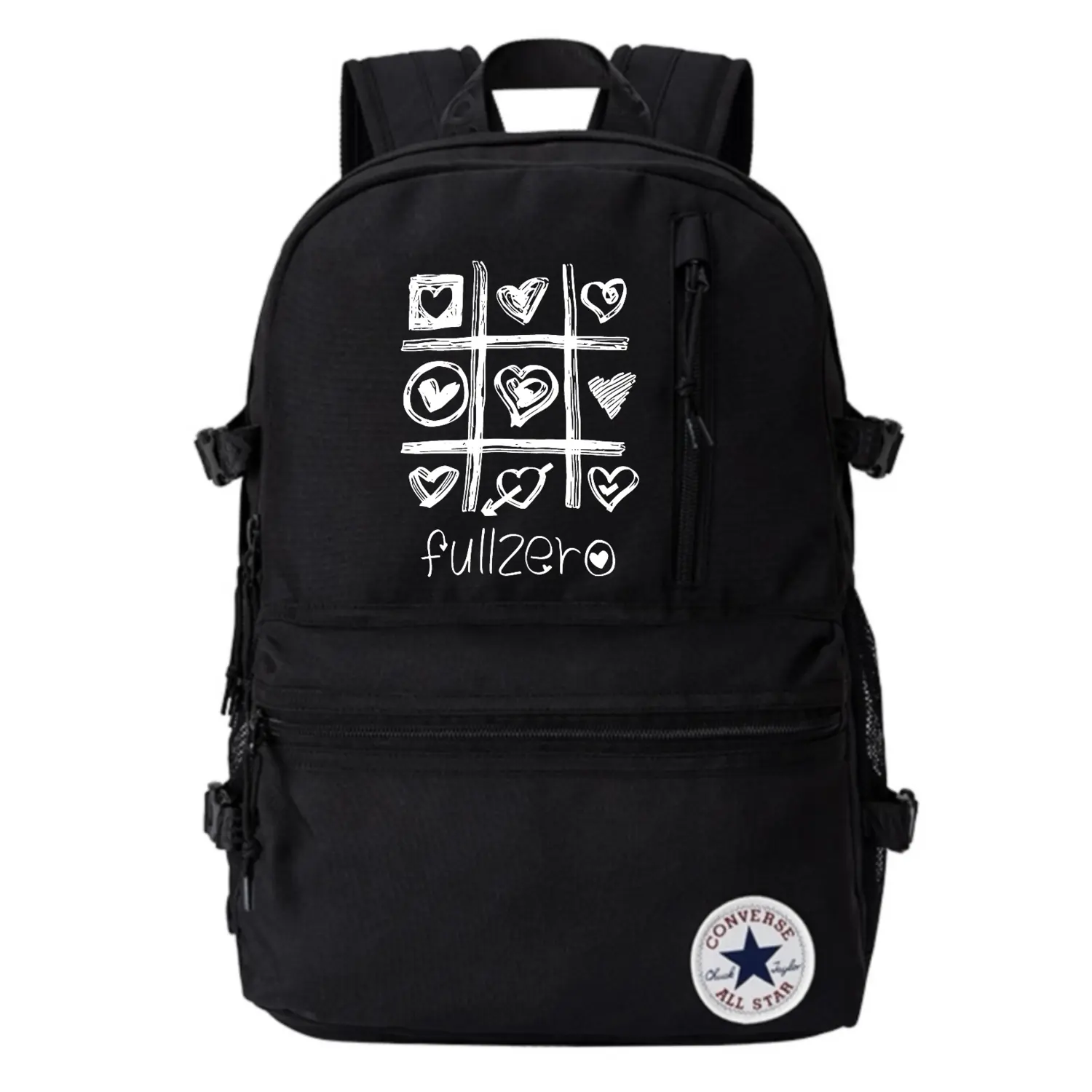Converse Полиэстеровый рюкзак среднего размера унисекс черный, Heart Print
Converse Полиэстеровый рюкзак среднего размера унисекс черный, Heart Print