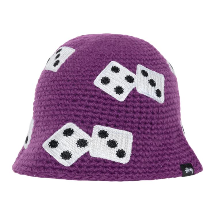 Вязаная шапка-ведерко с кубиком Stussy
Вязаная шапка-ведерко с кубиком Stussy