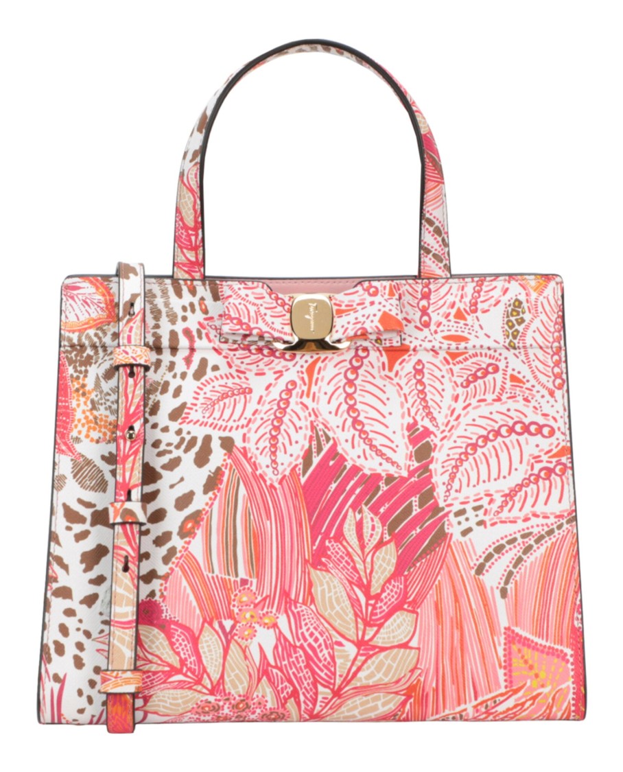 Сумка Vara с бантом и верхней ручкой Salvatore Ferragamo, розовый
Сумка Vara с бантом и верхней ручкой Salvatore Ferragamo, розовый