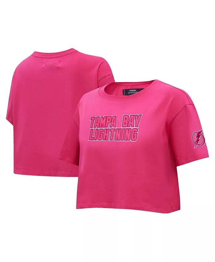 Женская укороченная свободная футболка Tampa Bay Lightning Triple Pink Pro Standard
Женская укороченная свободная футболка Tampa Bay Lightning Triple Pink Pro Standard