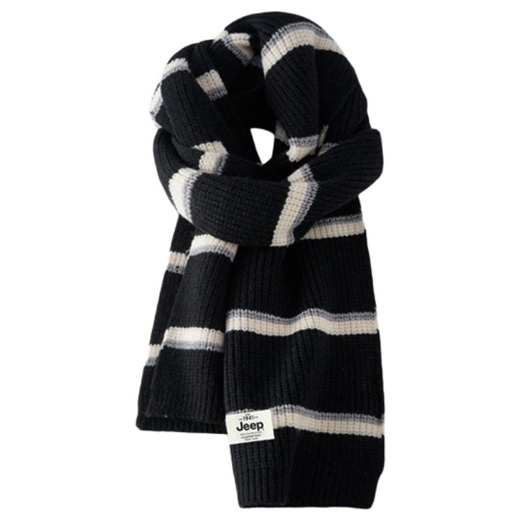 Jeep Вязаный шарф унисекс, Black
Jeep Вязаный шарф унисекс, Black