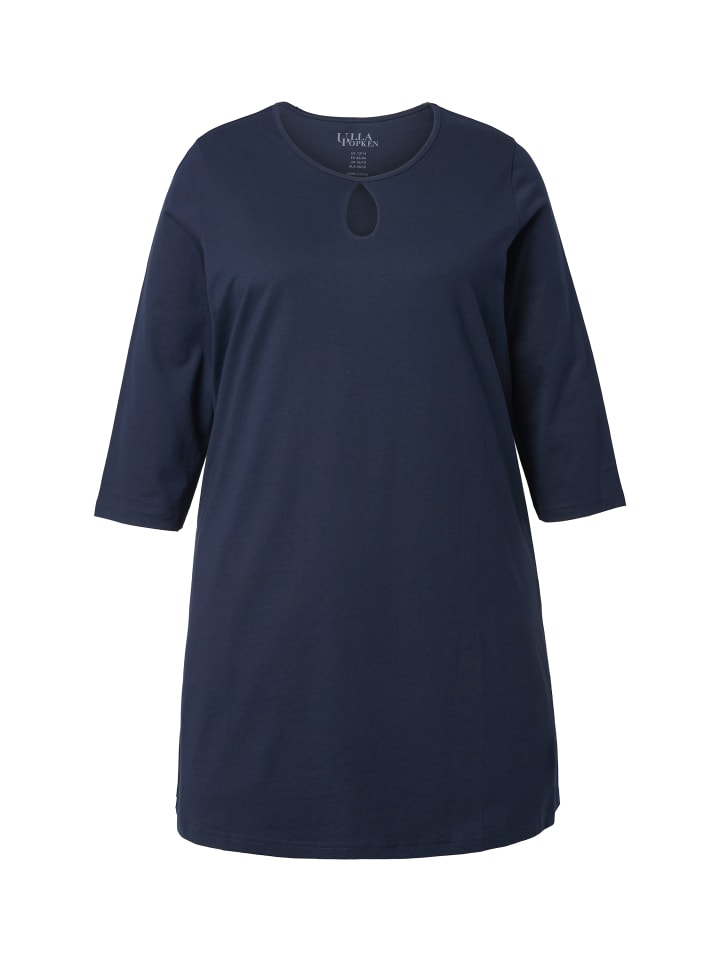 Длинная рубашка темно-синего цвета Ulla Popken
Длинная рубашка темно-синего цвета Ulla Popken