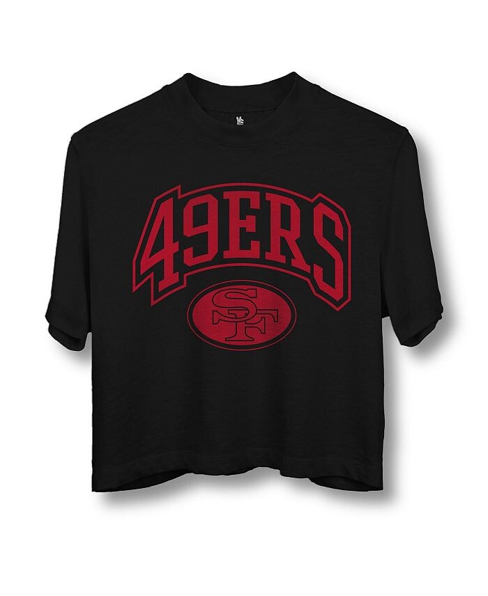 Женская укороченная футболка НФЛ Сан-Франциско 49ers Blitz Clothing Junk Food Clothing с воротником-стойкой, черный
Женская укороченная футболка НФЛ Сан-Франциско 49ers Blitz Clothing Junk Food Clothing с воротником-стойкой, черный