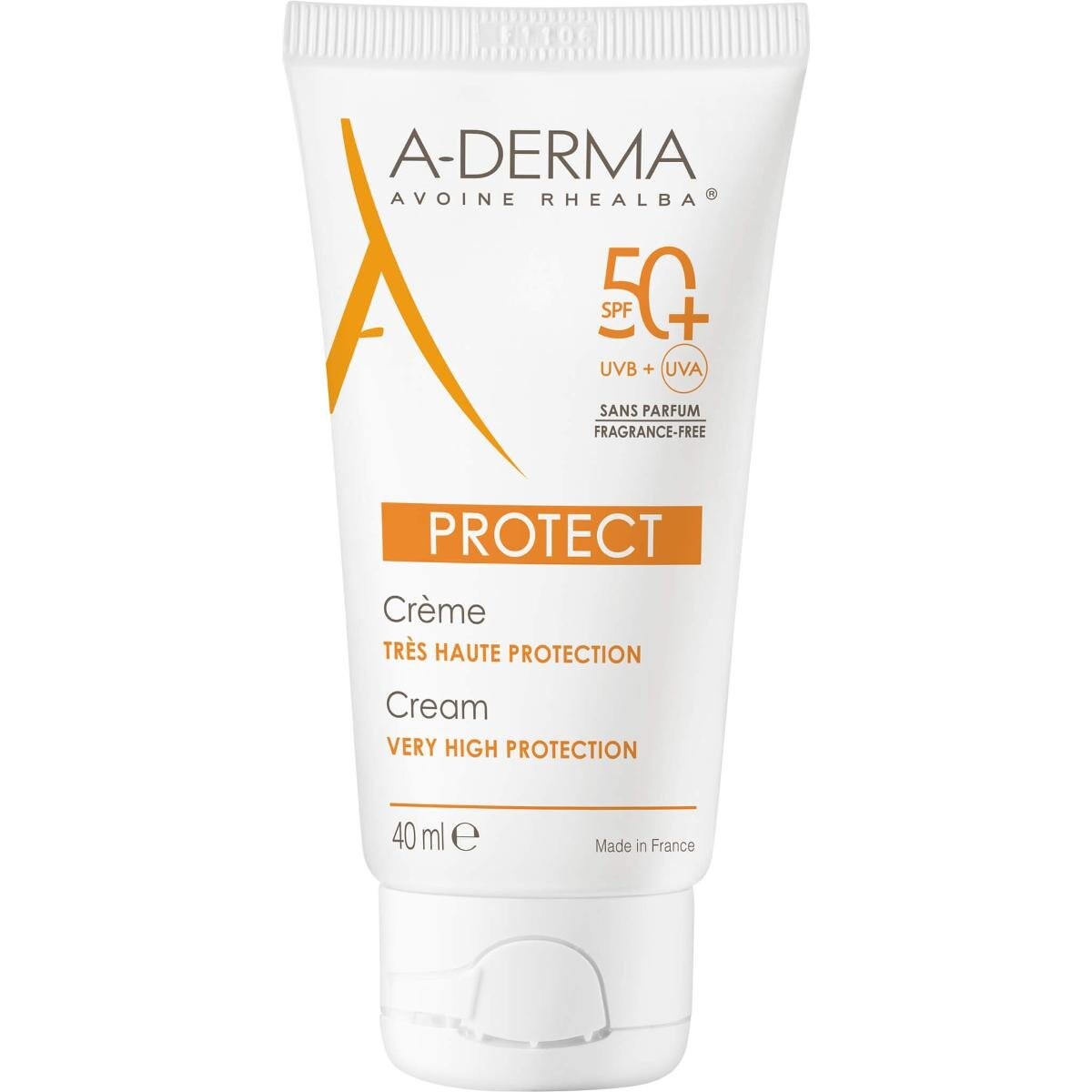 Pierre Fabre, A-Derma Protect, крем без отдушек, очень высокая защита от солнца, SPF 50+, 40 мл 
Pierre Fabre, A-Derma Protect, крем без отдушек, очень высокая защита от солнца, SPF 50+, 40 мл