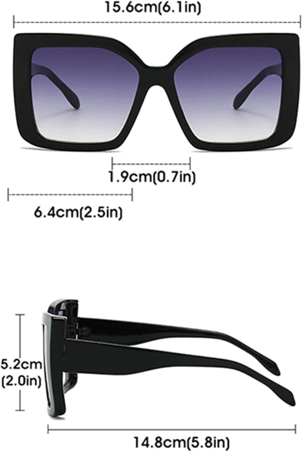 bullabulling Винтажные большие квадратные солнцезащитные очки для женщин, ретро-солнцезащитные очки больших размеров для женщин с защитой от УФ-излучения UV400, C2
bullabulling Винтажные большие квадратные солнцезащитные очки для женщин, ретро-солнцезащитные очки больших размеров для женщин с защитой от УФ-излучения UV400, C2