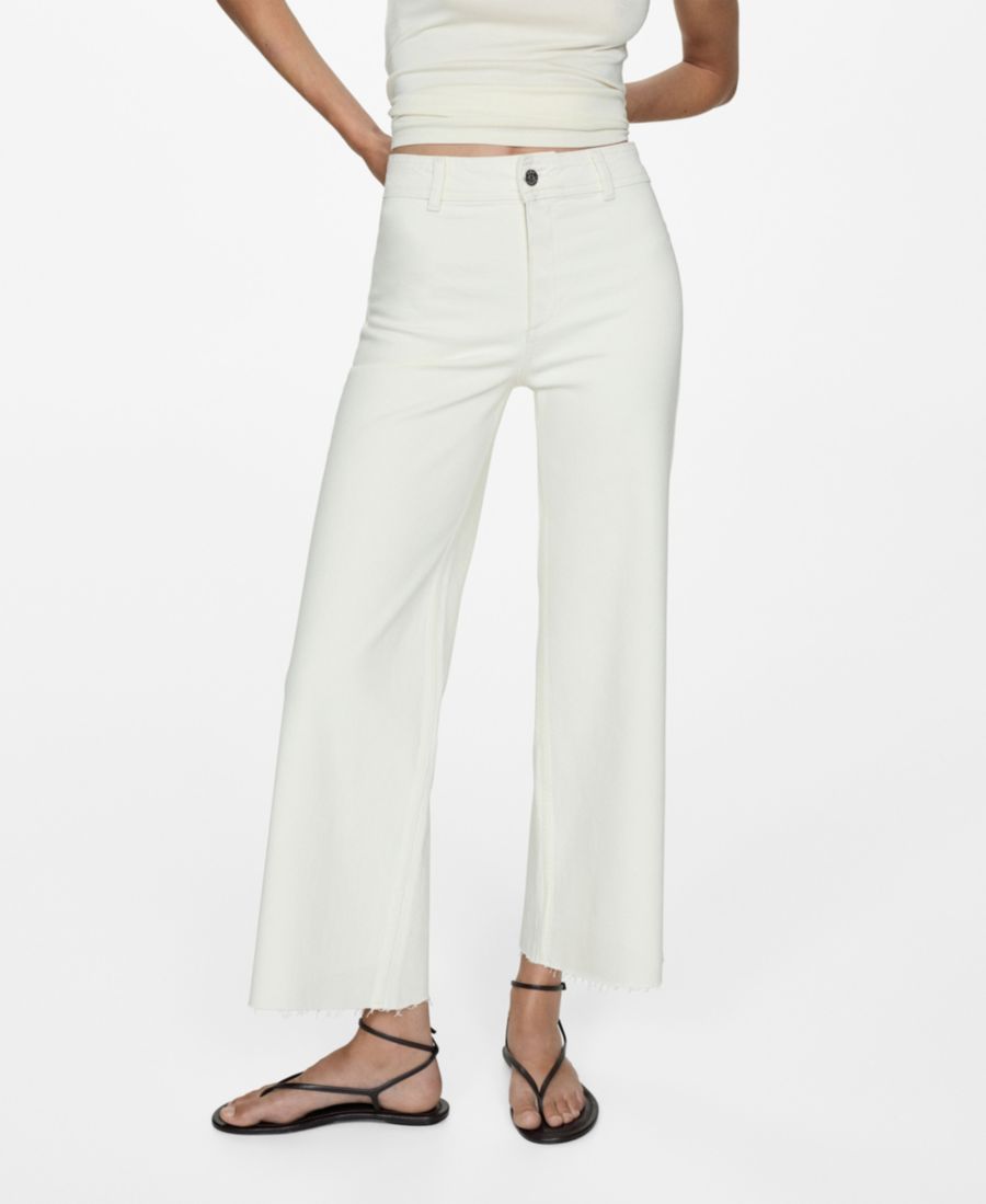 Женские джинсы-кюлоты Catherin с высокой посадкой MANGO, Off White
Женские джинсы-кюлоты Catherin с высокой посадкой MANGO, Off White