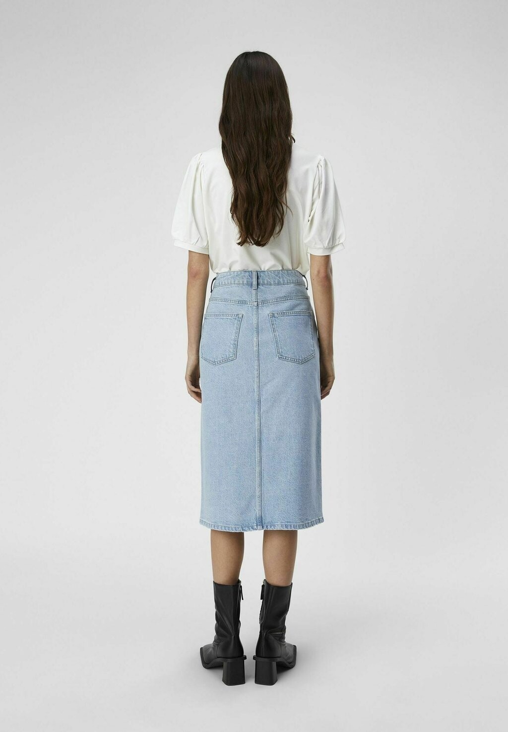 Юбка А-силуэта OBJELLEN MW MIDI NOOS Object, светло-голубой деним
Юбка А-силуэта OBJELLEN MW MIDI NOOS Object, светло-голубой деним