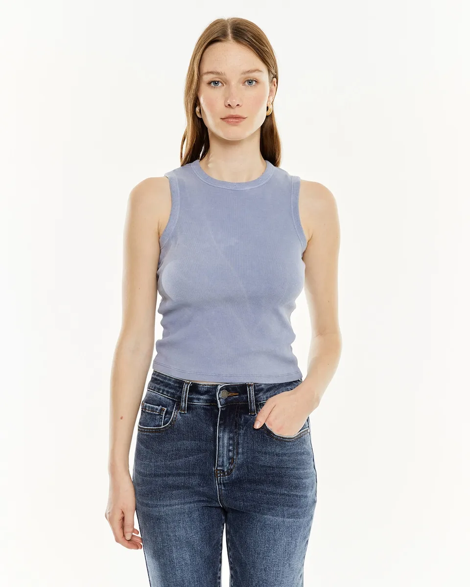 Женская майка без рукавов с эффектом потертости System Action, синий
Женская майка без рукавов с эффектом потертости System Action, синий