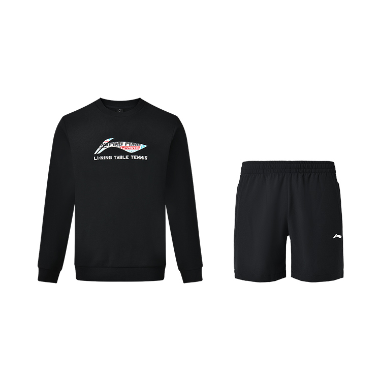 Li-Ning Casual Sportswear Unisex, clothing sets (черный top+черный bottom)
Li-Ning Casual Sportswear Unisex, clothing sets (черный top+черный bottom)