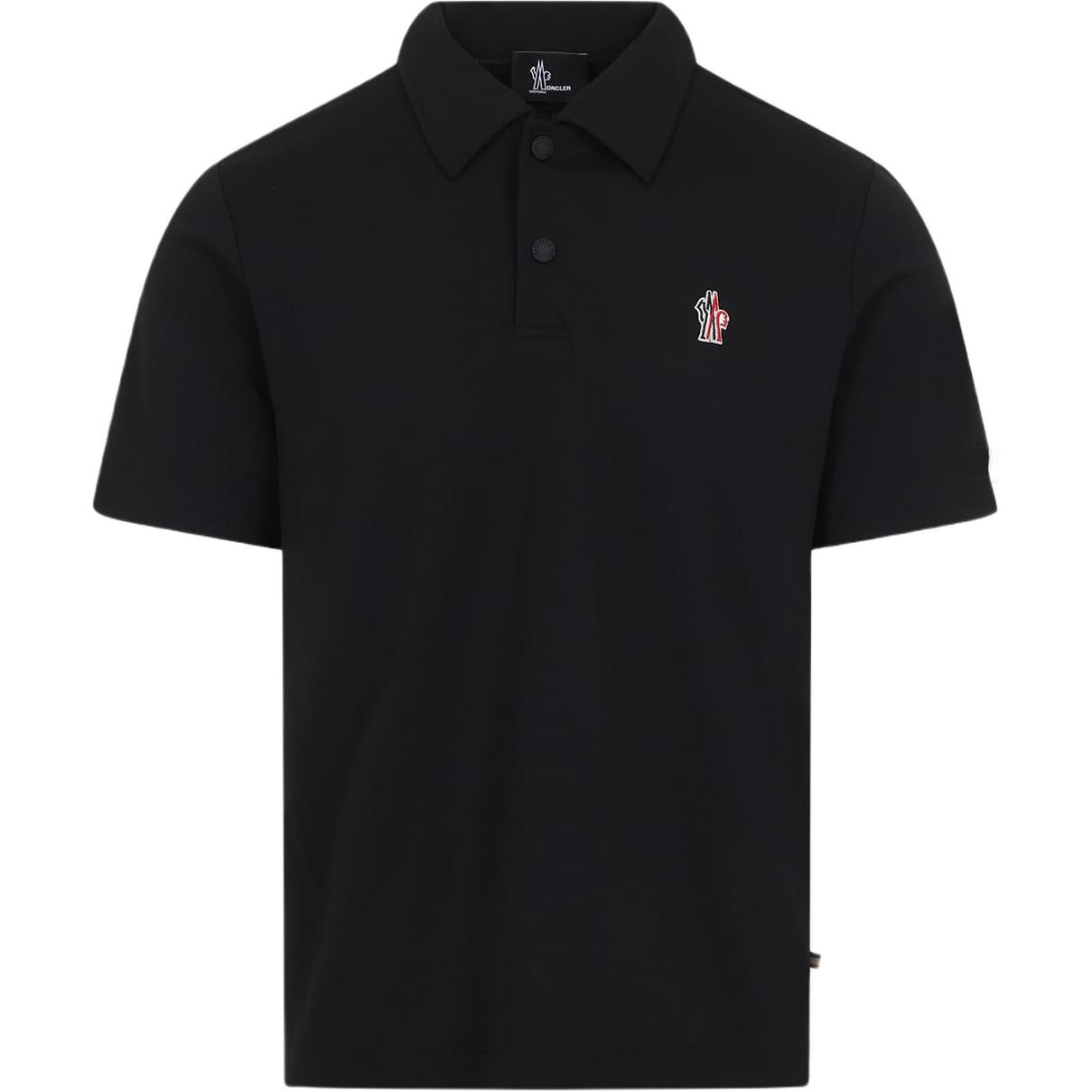 Поло с логотипом на заплатке Moncler Grenoble, черный
Поло с логотипом на заплатке Moncler Grenoble, черный