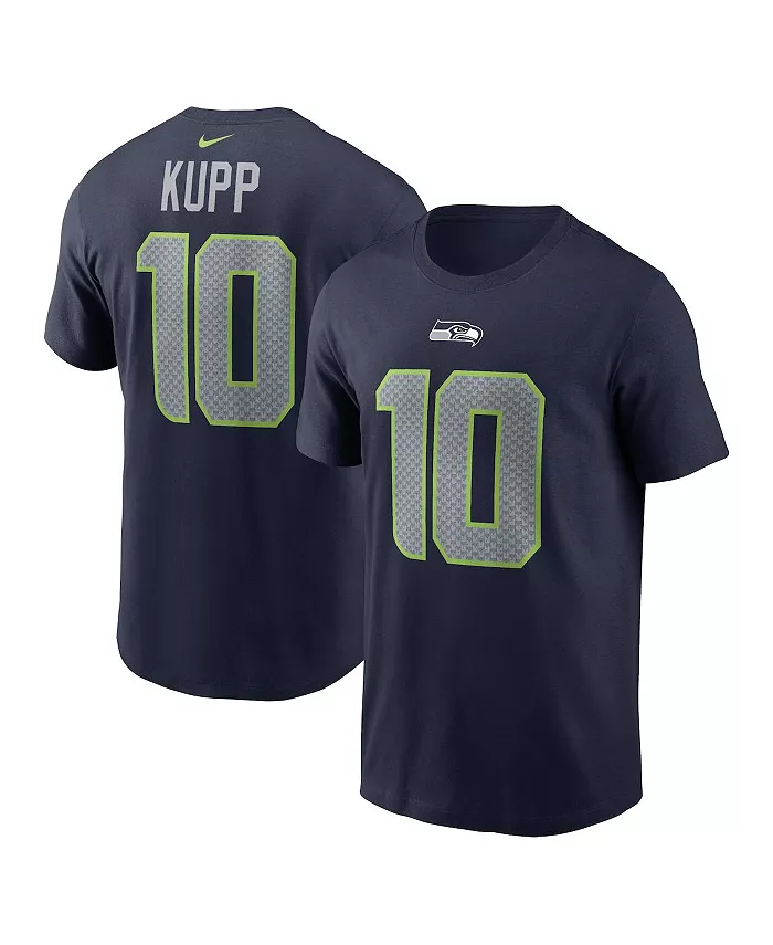 Мужская футболка Cooper Kupp College Navy с именем игрока и номером Seattle Seahawks Nike
Мужская футболка Cooper Kupp College Navy с именем игрока и номером Seattle Seahawks Nike