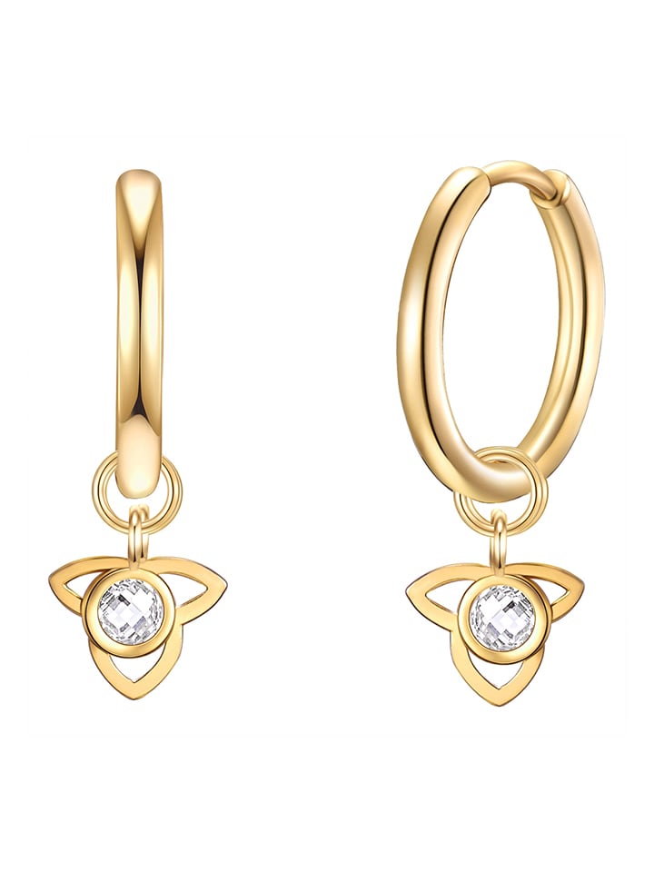 Позолоченные серьги-кольца с кристаллами Eastside NY
Позолоченные серьги-кольца с кристаллами Eastside NY