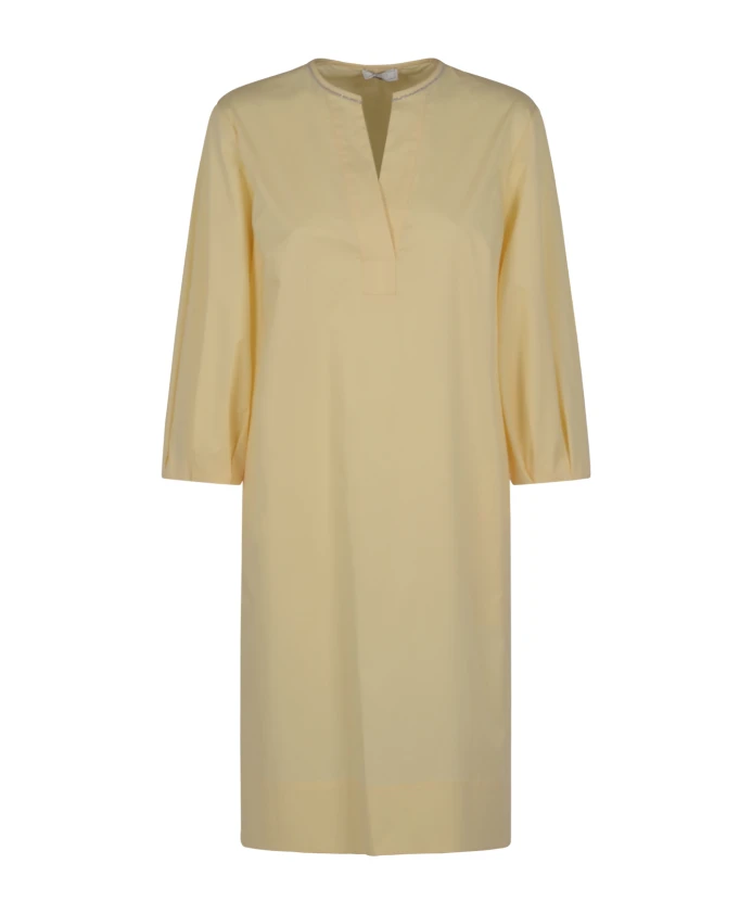 Элегантное атласное платье миди Peserico, бежевый
Элегантное атласное платье миди Peserico, бежевый