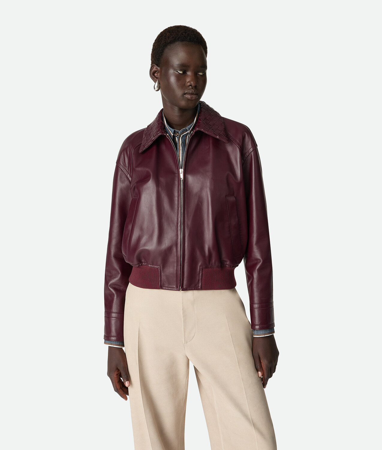 Leather blouson BOTTEGA VENETA, варенье
Leather blouson BOTTEGA VENETA, варенье