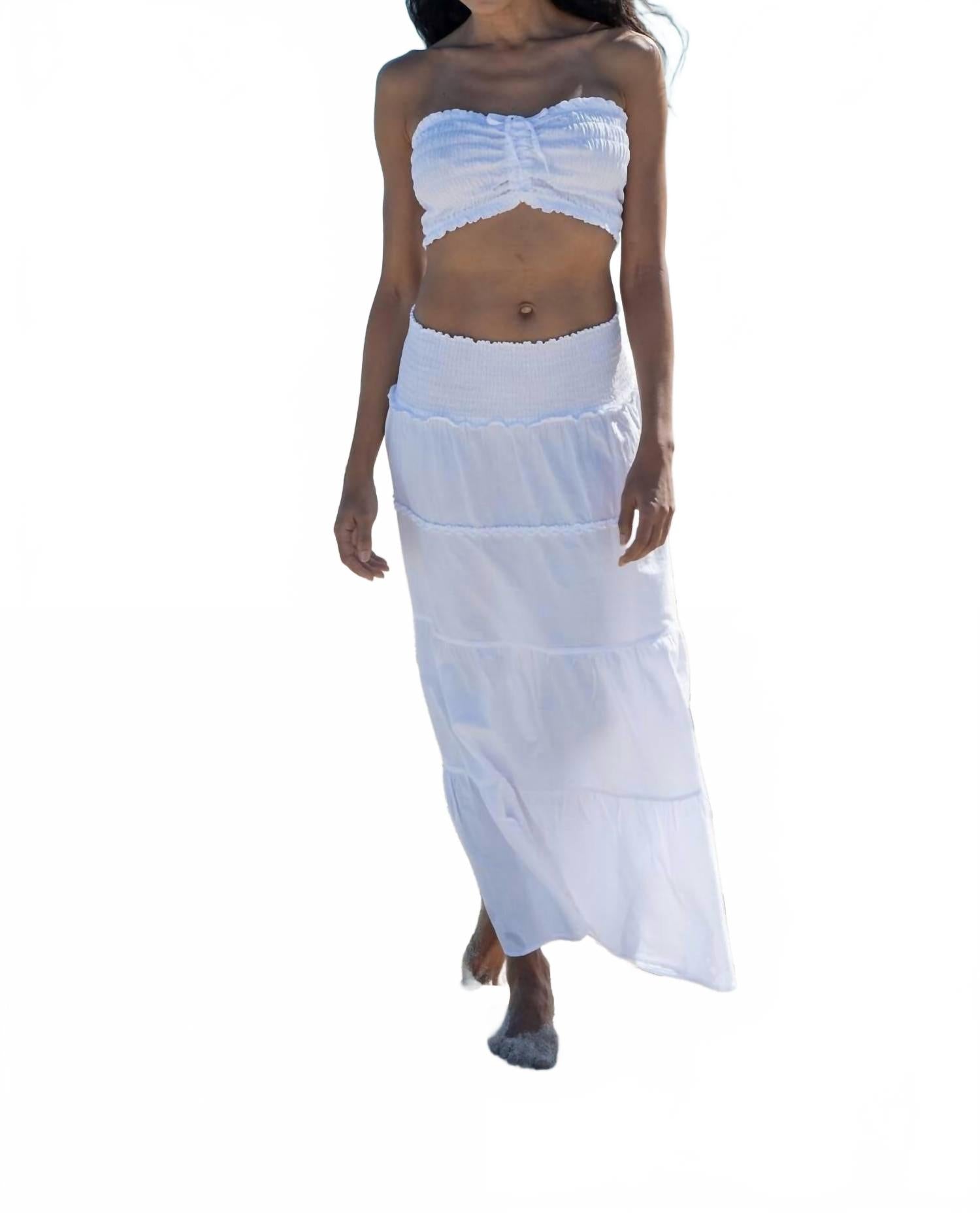 Юбка Айбис в белом цвете Cotton Natural
Юбка Айбис в белом цвете Cotton Natural