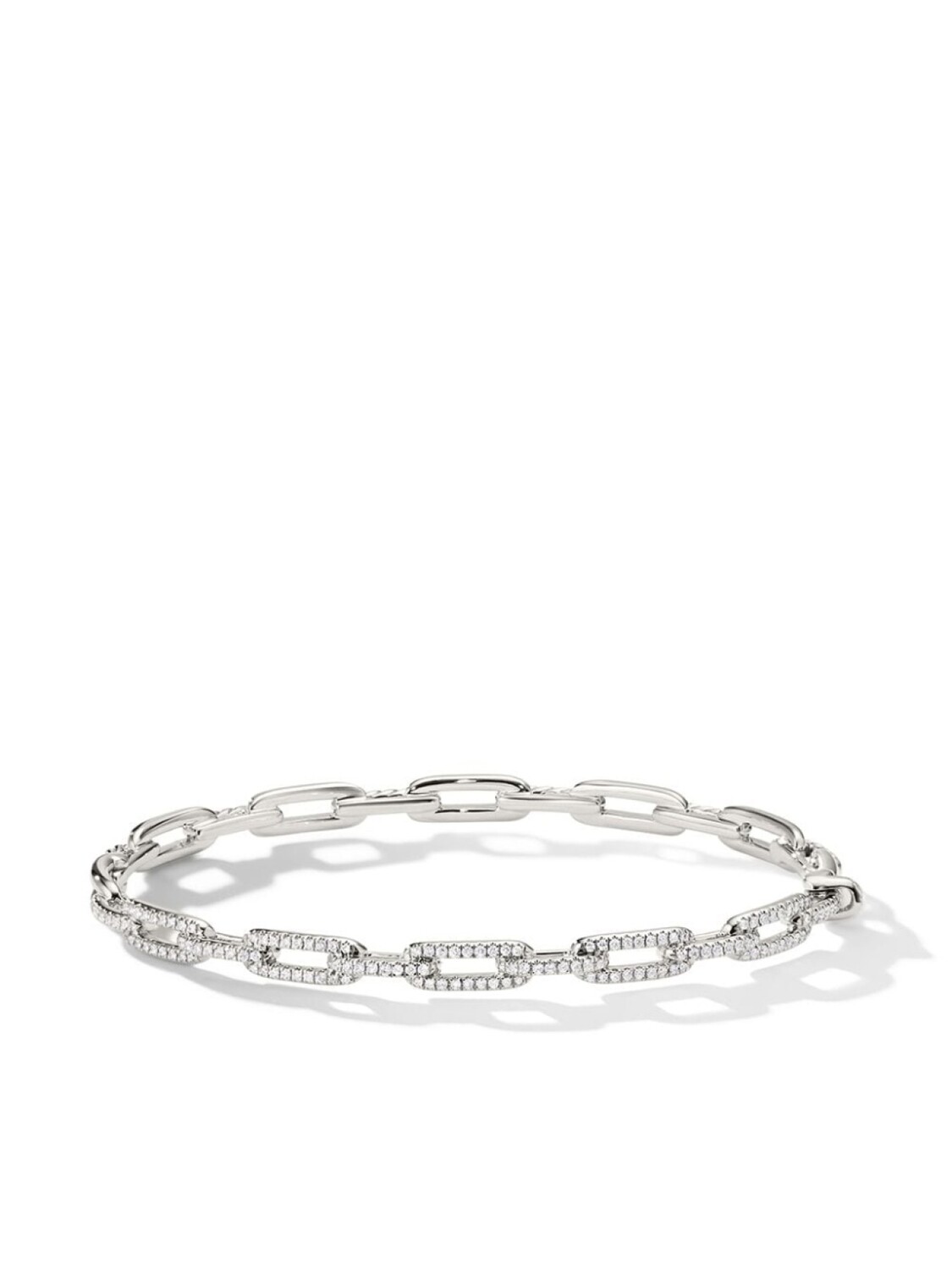 Браслет-цепочка Stax из 18-каратного белого золота с бриллиантами David Yurman, серебряный
Браслет-цепочка Stax из 18-каратного белого золота с бриллиантами David Yurman, серебряный