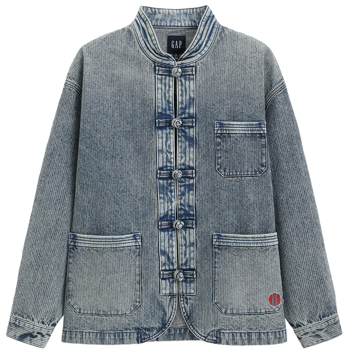 GAP Куртка джинсовая мужская средняя потертая, Medium Washed
GAP Куртка джинсовая мужская средняя потертая, Medium Washed