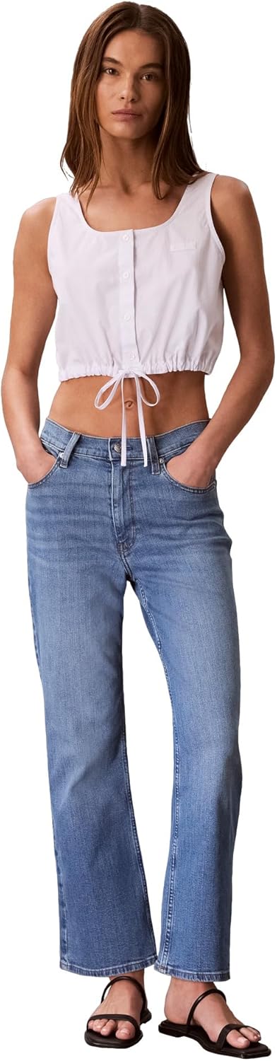 Женские джинсы Calvin Klein Jeans с высокой талией и щиколоткой, Vintage Blue
Женские джинсы Calvin Klein Jeans с высокой талией и щиколоткой, Vintage Blue