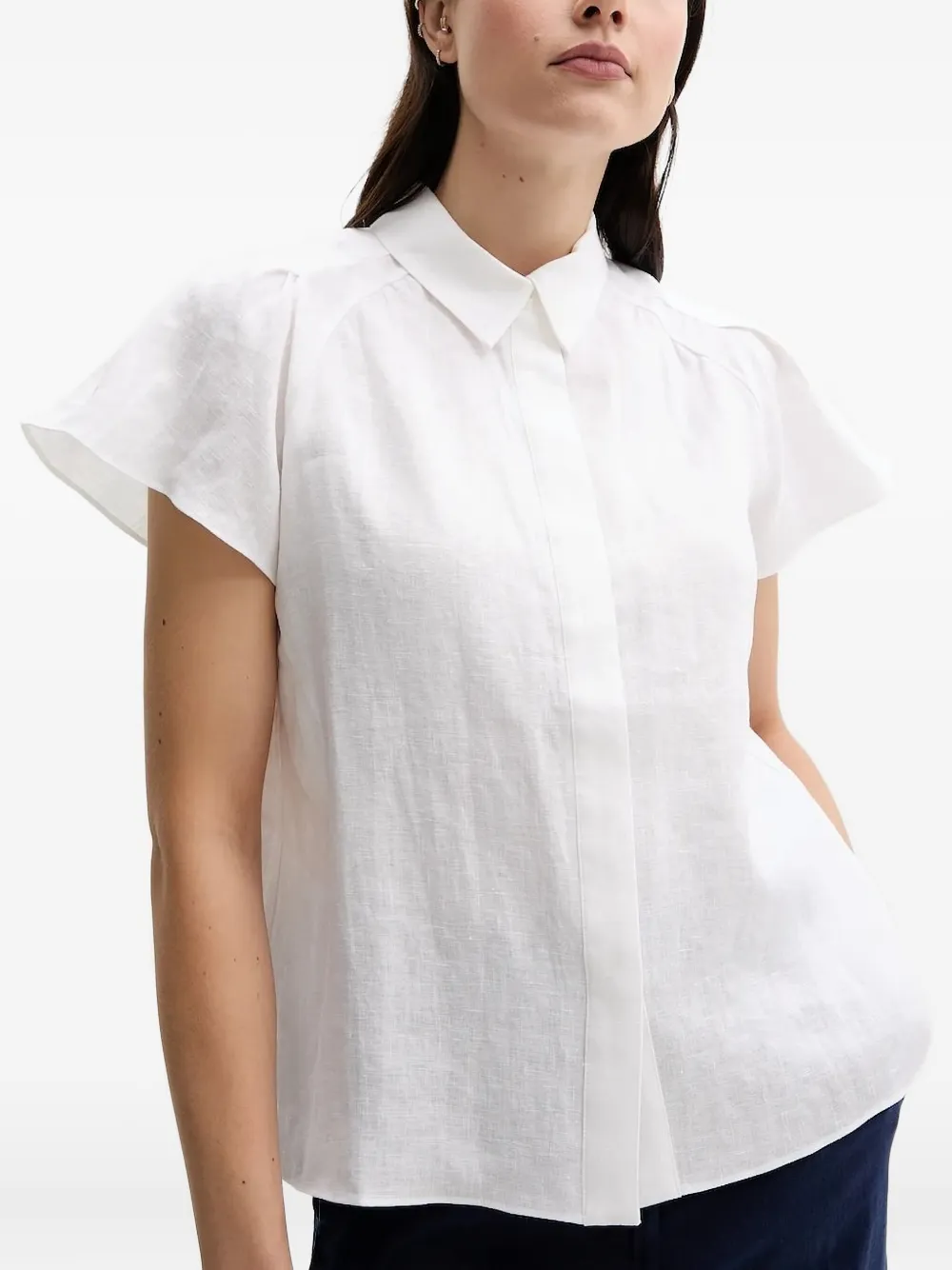 Рубашка с короткими рукавами Pedro Del Hierro, белый 
Рубашка с короткими рукавами Pedro Del Hierro, белый