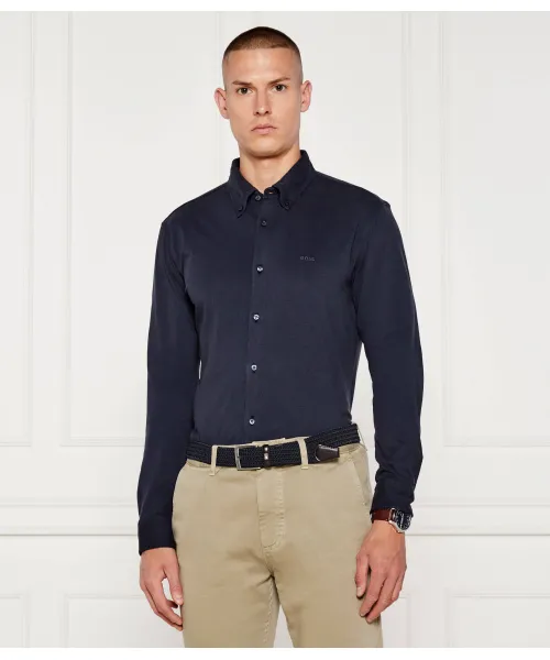 Рубашка myjersey_m Slim fit Boss Orange, синий
Рубашка myjersey_m Slim fit Boss Orange, синий