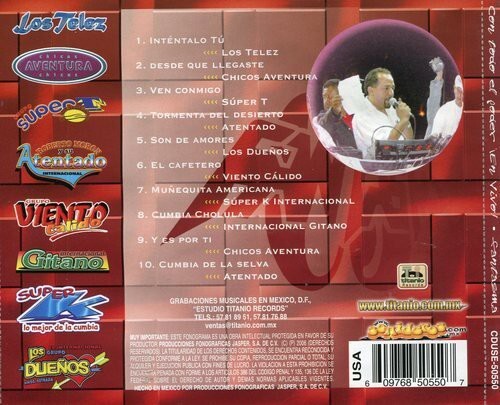 CD диск Con Todo El Poder En Vivo Fantasma / Various: Con Todo El Poder en Vivo Fantasma / Various
CD диск Con Todo El Poder En Vivo Fantasma / Various: Con Todo El Poder en Vivo Fantasma / Various