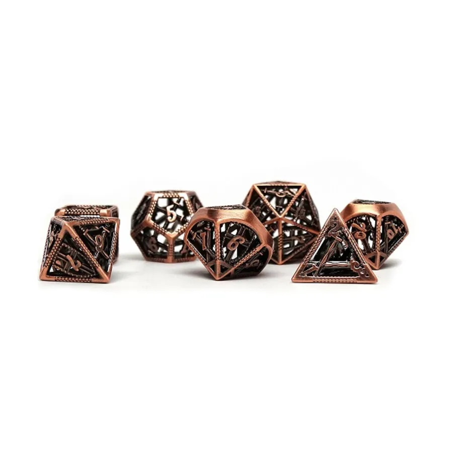 Полый кубик божественного возмездия – медь (7), Dice - Metal 7 Piece Poly Sets (Easy Roller Dice)
Полый кубик божественного возмездия – медь (7), Dice - Metal 7 Piece Poly Sets (Easy Roller Dice)