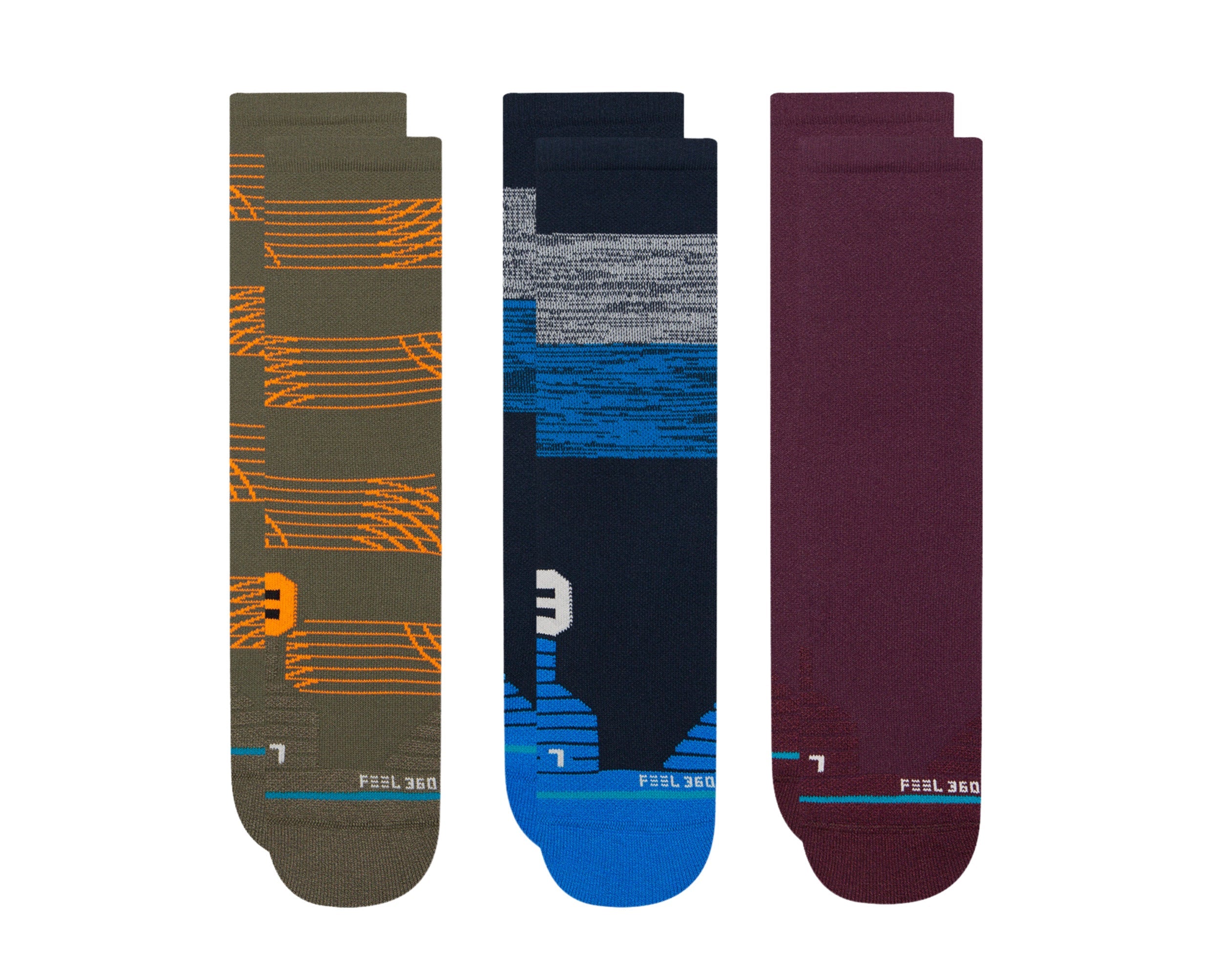 Stance Feel 360 - Стартовая упаковка из 3 разноцветных носков A458C22ST3-MUL, цвет multi
Stance Feel 360 - Стартовая упаковка из 3 разноцветных носков A458C22ST3-MUL, цвет multi