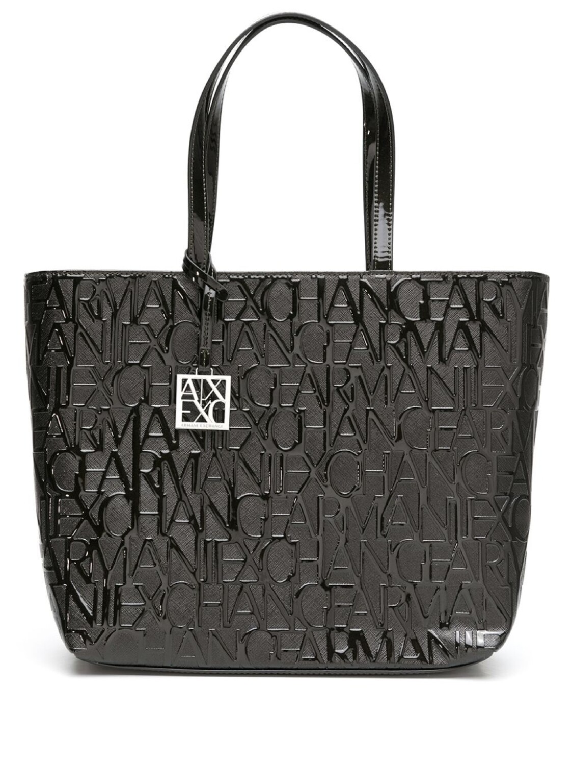 Armani Exchange сумка-тоут с монограммой, черный
Armani Exchange сумка-тоут с монограммой, черный