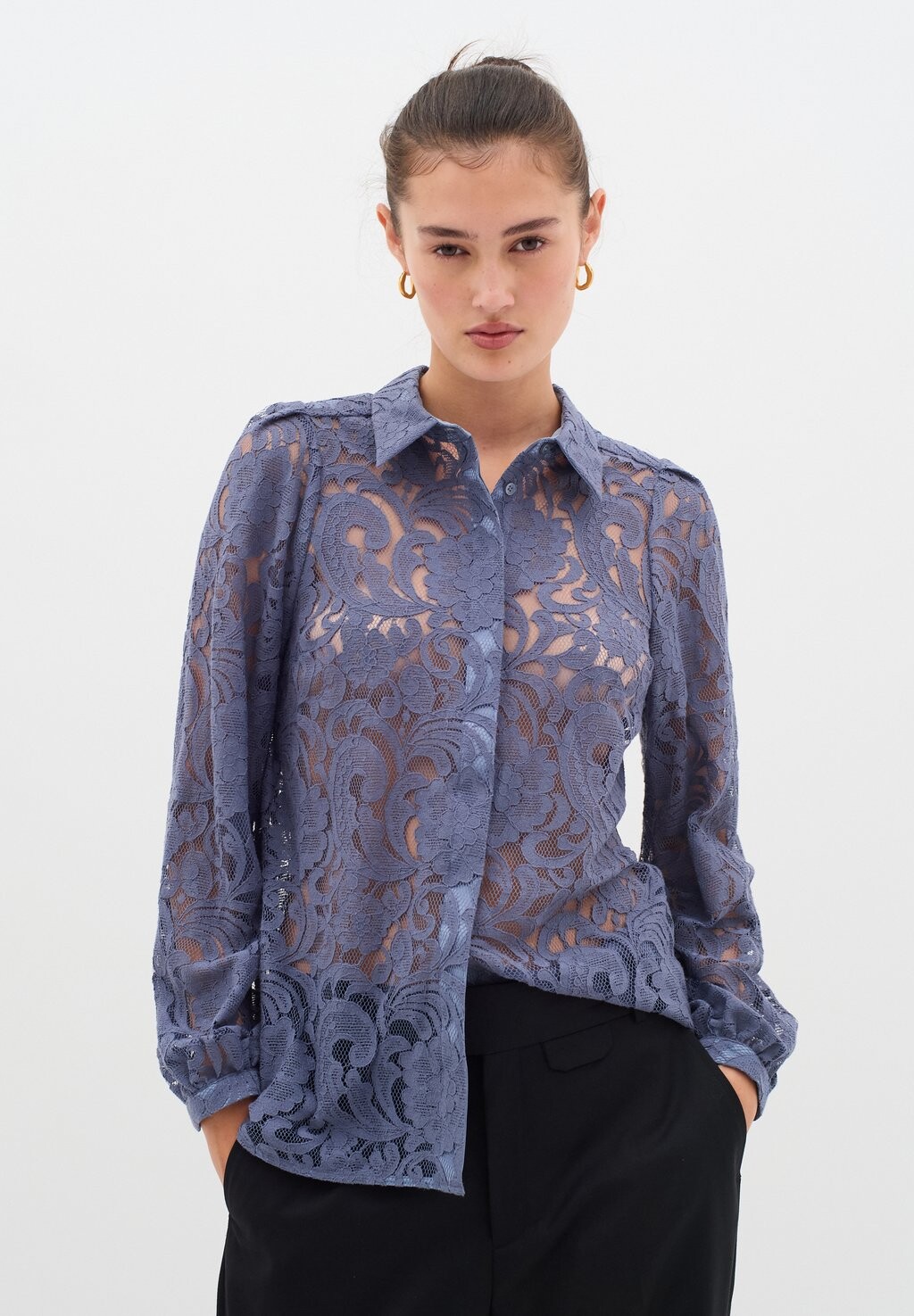 Блузка на пуговицах MADDY InWear, синий
Блузка на пуговицах MADDY InWear, синий