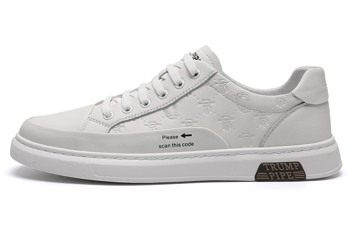 Кеды мужские, обувь для скейтбординга низкая белый Trumppipe
Кеды мужские, обувь для скейтбординга низкая белый Trumppipe