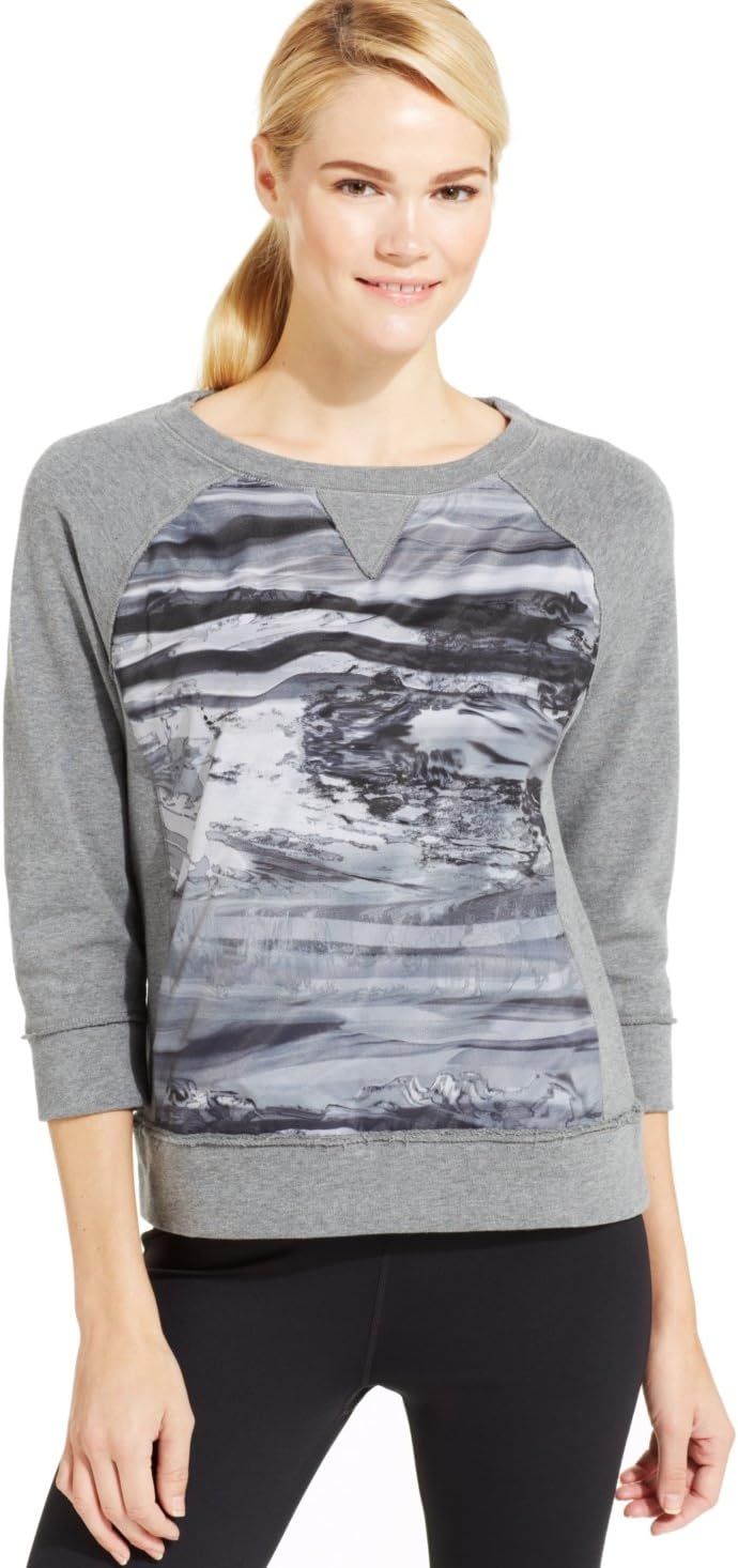 Женский спортивный свитер Calvin Klein со вставкой с мраморным принтом, Charcoal
Женский спортивный свитер Calvin Klein со вставкой с мраморным принтом, Charcoal