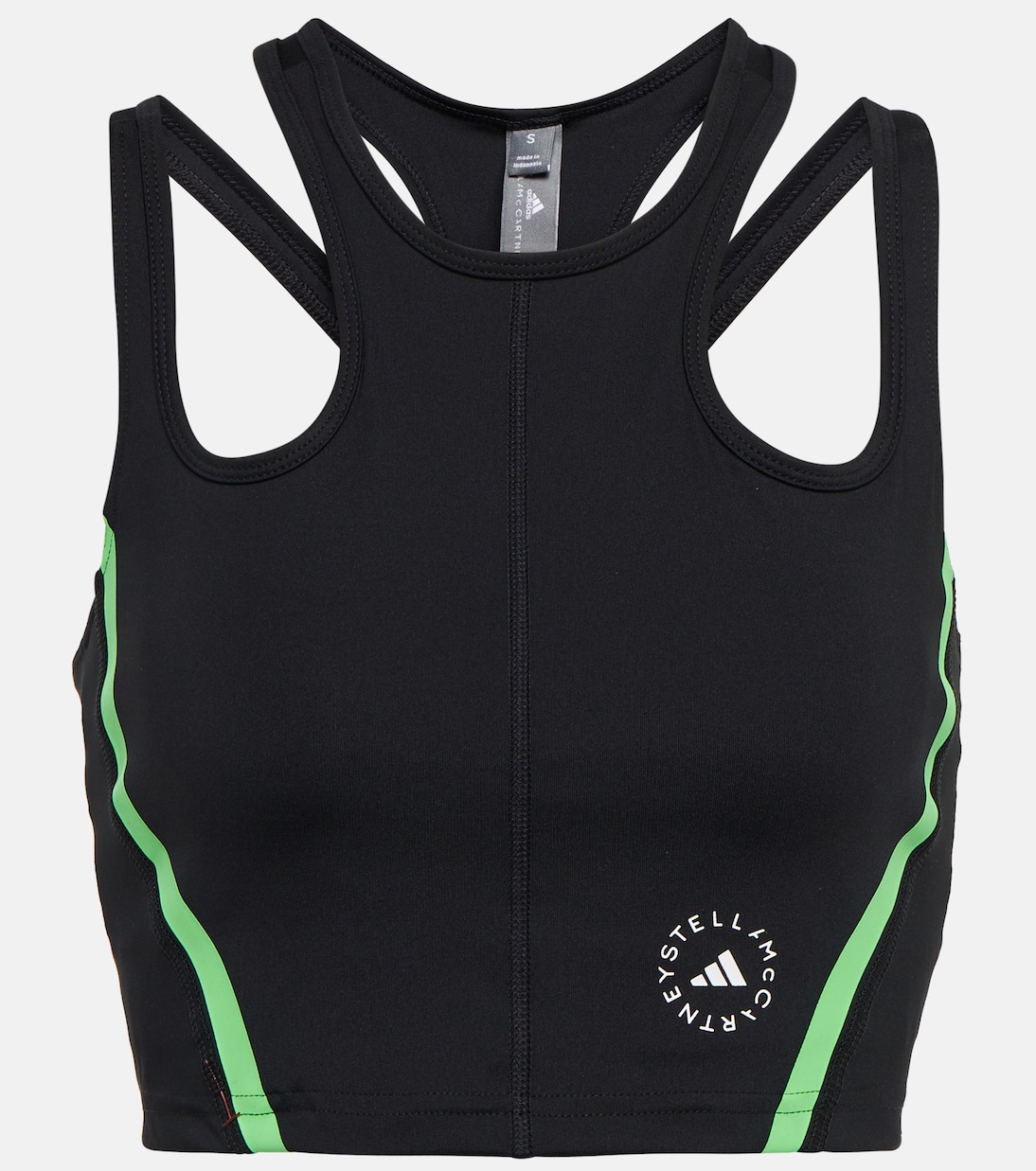 Укороченный топ из джерси с вырезом Adidas by Stella McCartney, черный
Укороченный топ из джерси с вырезом Adidas by Stella McCartney, черный