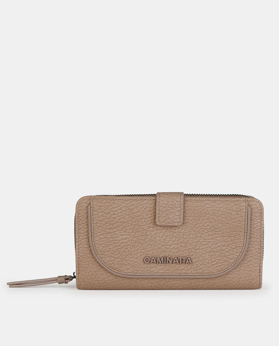 Кошелек с клапаном и молнией Caminatta, темно-коричневый
Кошелек с клапаном и молнией Caminatta, темно-коричневый