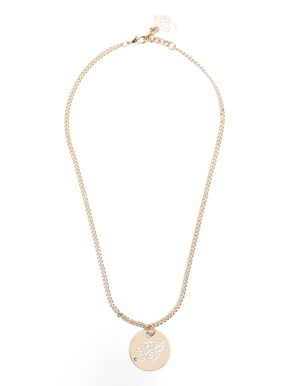 Ожерелье с медальоном и логотипом Blumarine, золотистый
Ожерелье с медальоном и логотипом Blumarine, золотистый