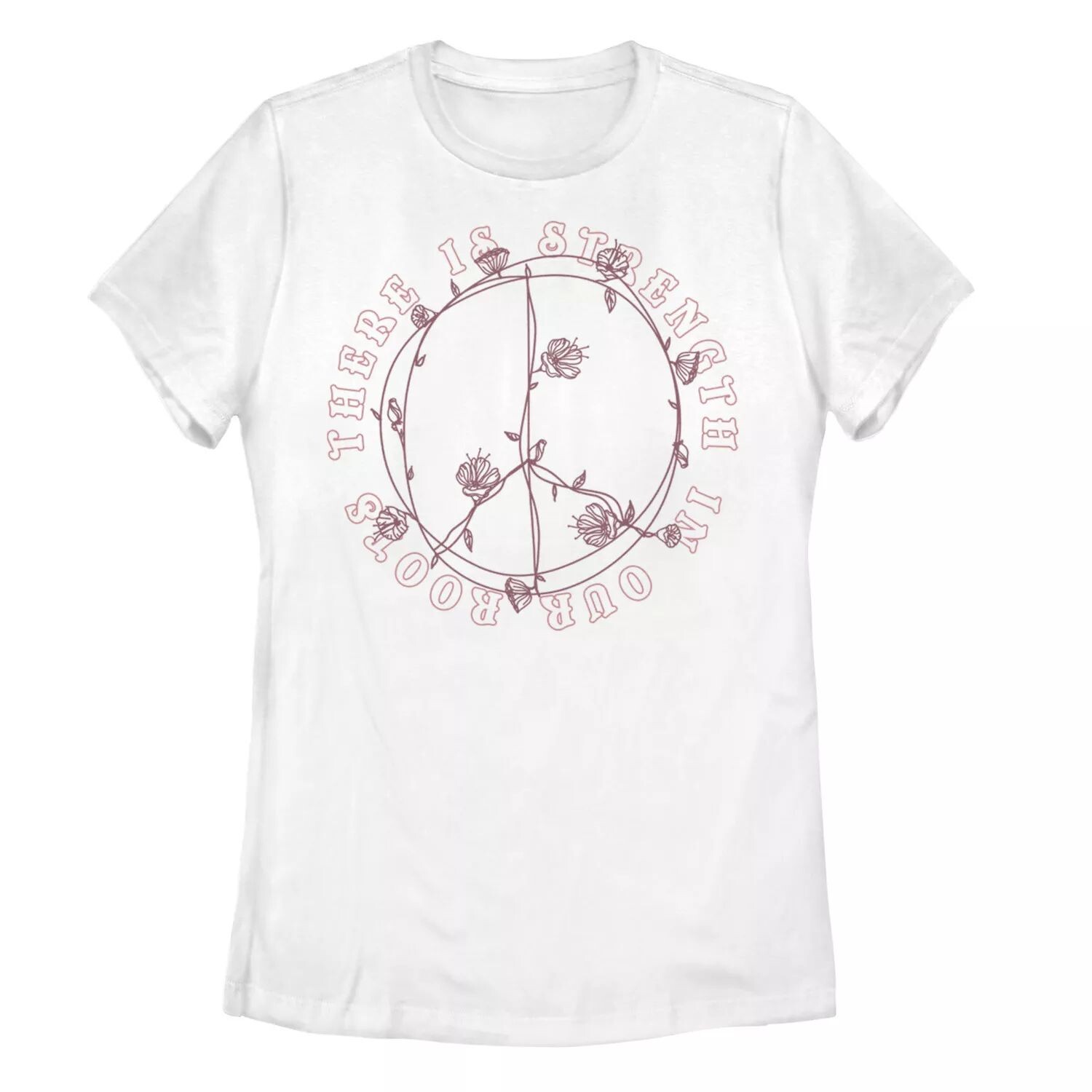 Футболка Juniors' Strength In Roots со знаком мира и цветочным принтом, Белый, Футболка Juniors' Strength In Roots со знаком мира и цветочным принтом
Футболка Juniors' Strength In Roots со знаком мира и цветочным принтом, Белый, Футболка Juniors' Strength In Roots со знаком мира и цветочным принтом